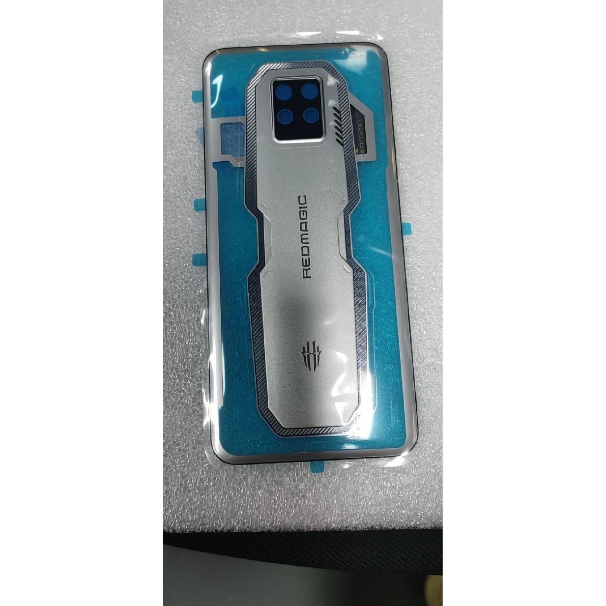 

Лучшее качество, новая задняя крышка аккумулятора, дверная крышка телефона для ZTE nubia Red Magic 7S Pro, замена задней части корпуса с объективом серебряный