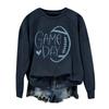 Unisex Fashion Print Long Sleeve Crewneck Sweatshirt for Casual Everyday Wear