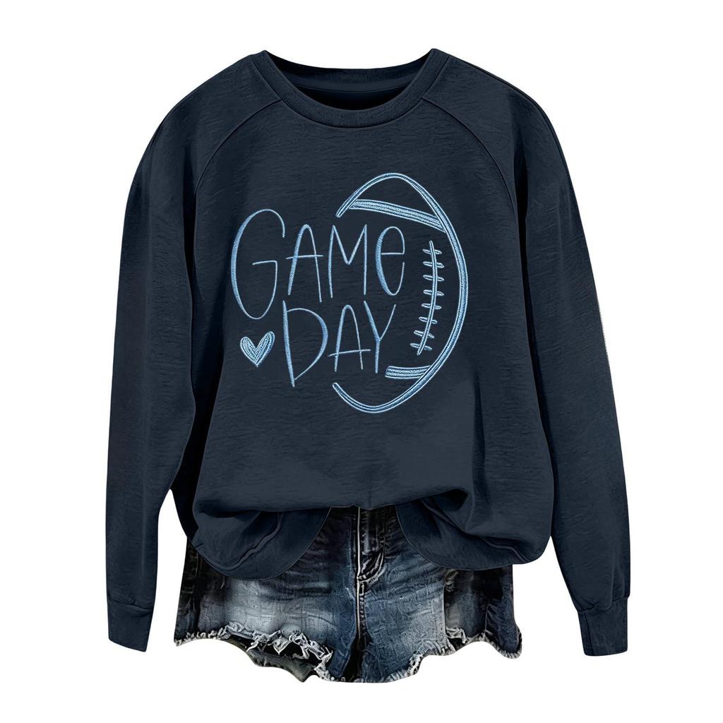 Unisex Fashion Print Long Sleeve Crewneck Sweatshirt for Casual Everyday Wear