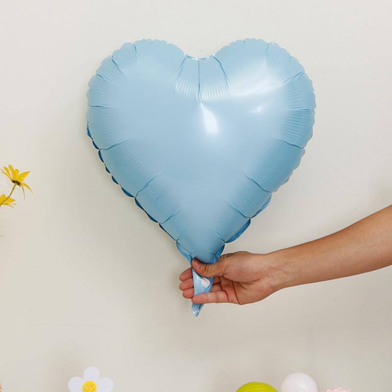18-Inch Heart-Shaped Aluminum Film Aluminum Foil Balloon Celebrates Wedding, Valentine'S Day Confession, Party Decoration Scene Arrangement