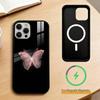 Fluorescent Butterfly   Phone Case For iPhone17,16,15,14,13,12,11 Plus,Pro Magnetic with Magsafe Wireless Charging