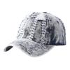 Old Hole Baseball Cap Women's Sunshade Sunscreen Versatile Face Small Light Board Washed Denim Hole Denim Cap