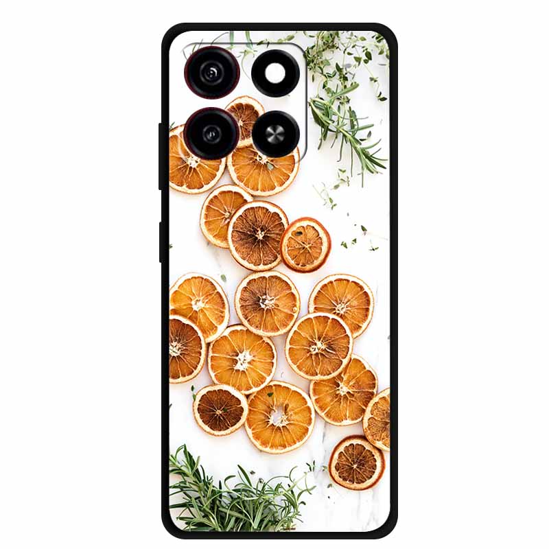Christmas Cover For ZTE Blade A35 A55 Case Black Silicone Cases for ZTE Blade A55 Cartoon Santa Claus Christmas Tree Back Cover