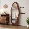 Senfu Ultra-Clear Irregular Full-Length Mirror, Wall-Mounted, Explosion-Proof for Home & Bedroom Use