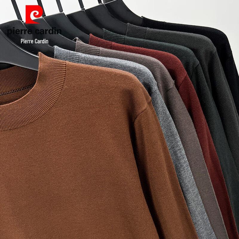 Pierre Cardin Men's Mock Neck Wool-Blend Sweater