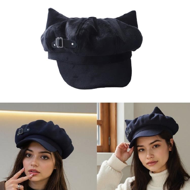 Novelty Stylish Cabbie Hat for Men Women Hat Dark Vintage Cabbie Caps Unisex Headwear Autumn Winter Hat for Daily Wear