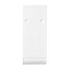 Under Desk Drawer Organizer Concealed Large Capacity Adhesive Under Desk Drawer for Home Office White