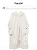 Solid Color Ethnic Shawl: Warm Knitted Tassel Cloak for 2024 Travel