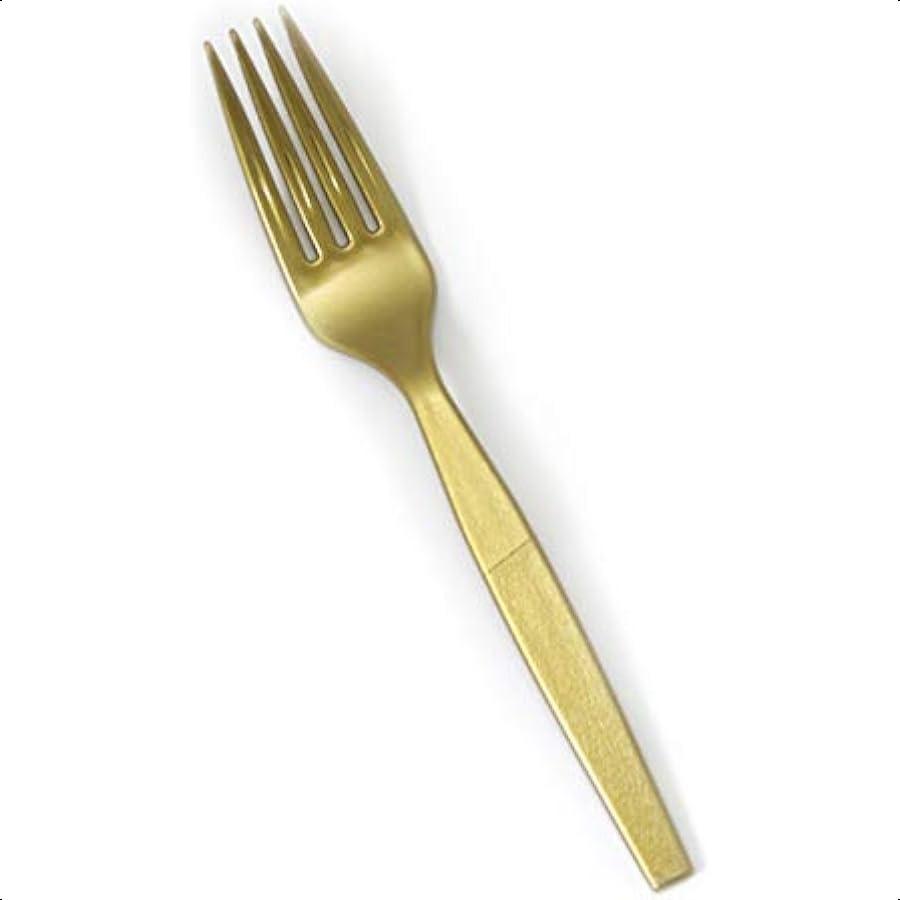 Plastic Premierware Forks Bag Gold Pack of 24