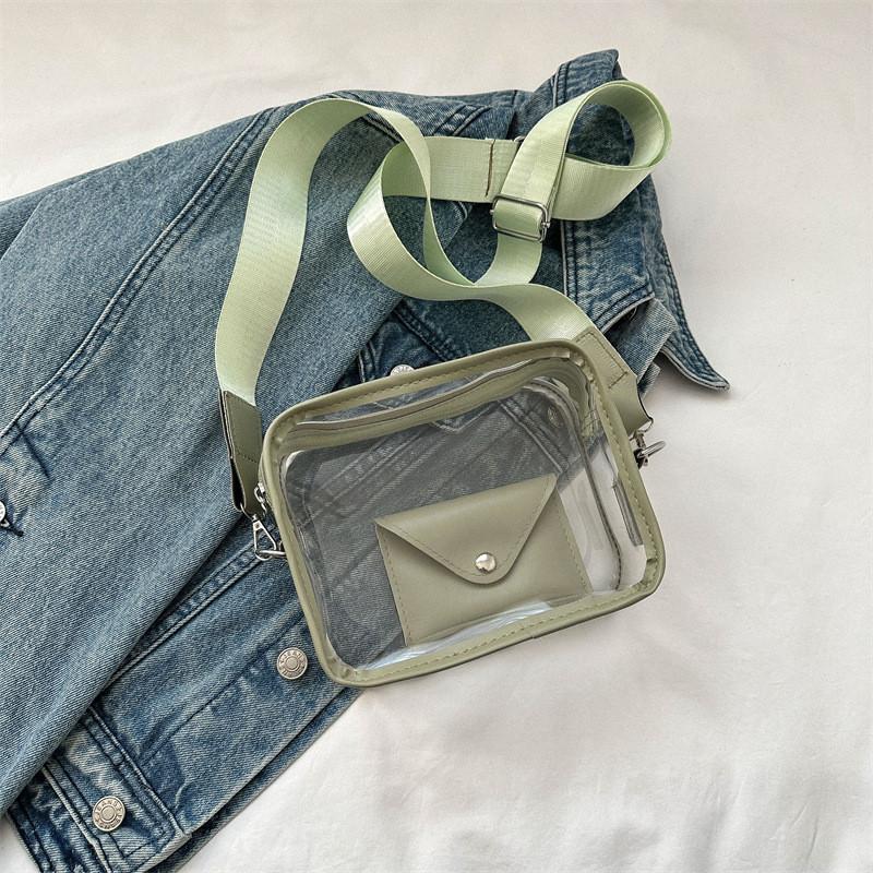 2023 New Autumn Casual Shoulder Bag Street Fashion Pvc Crossbody Bag