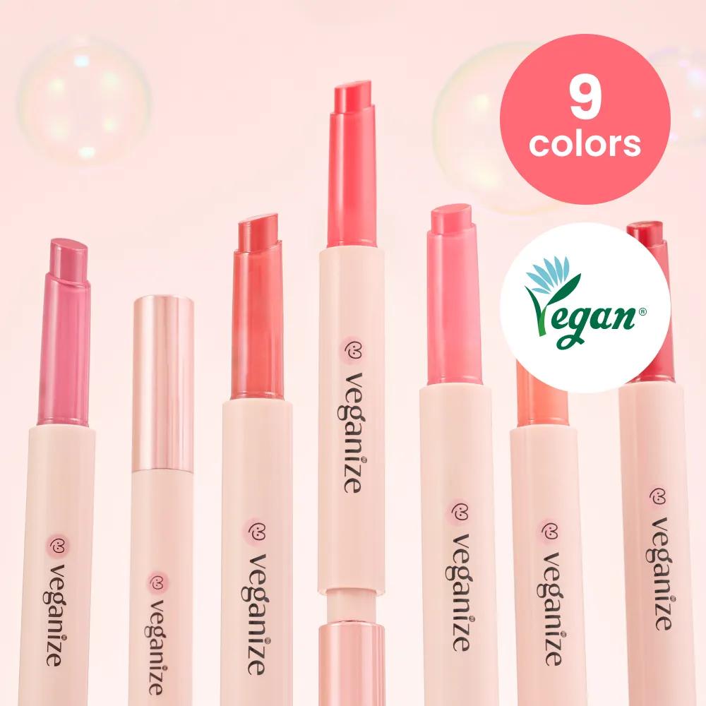 VEGANIZE Collagen Glass Lip Glass Balm 1.8g 07 Pale Petal