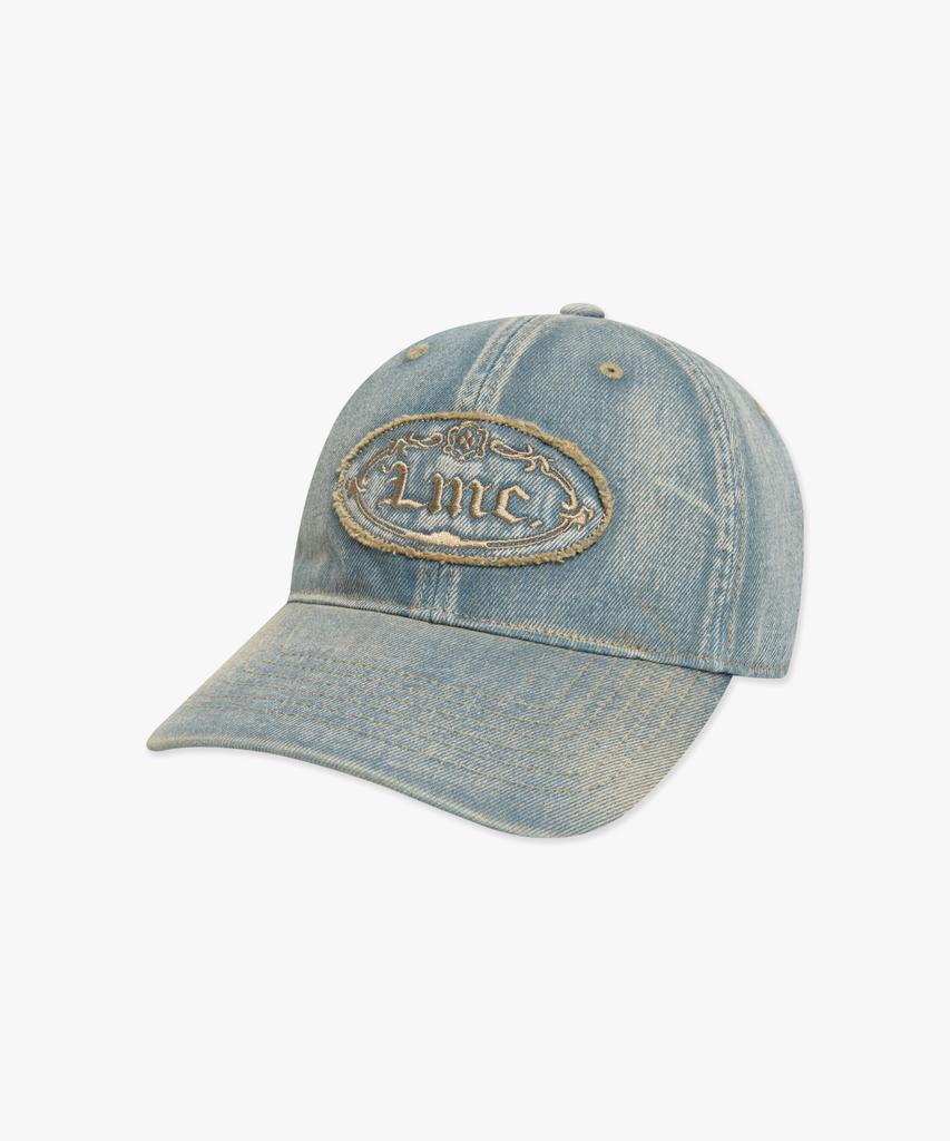 LMC Washed Denim Gothic Oval 6Panel Cap Sand