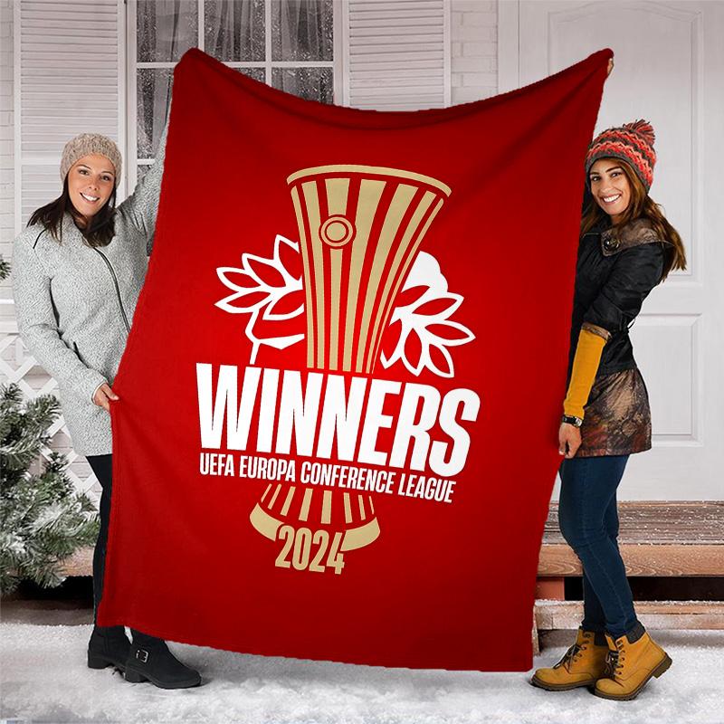 1pc Football Team (41) Theme Blanket - Digital Print, Polyester, Cozy for All Seasons, Perfect for Outdoor, Camping, and Travel