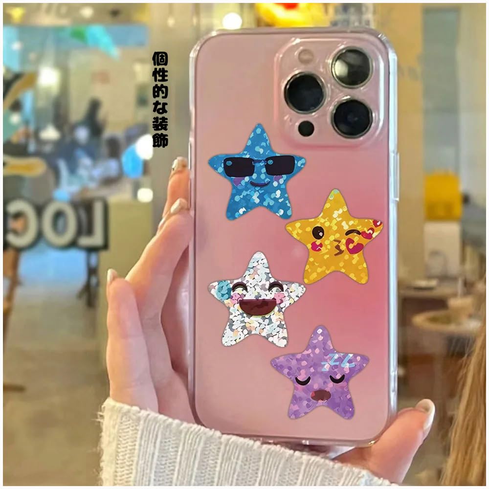YJRUNFU Glitter Sparkle Sticker Star Reward Stickers Large Capacity Bonus Stickers Notebook Decoration Kids Learning Tags Cute Diary DIY 500 Sheets