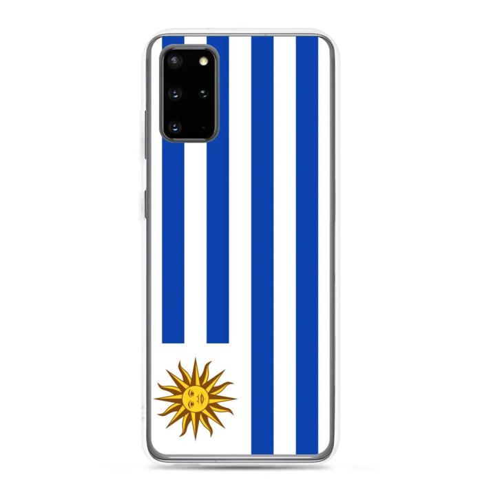 Coque Téléphone - Samsung - Galaxy S20 Ultra - Drapeau Uruguay - Souple - Flerfarget