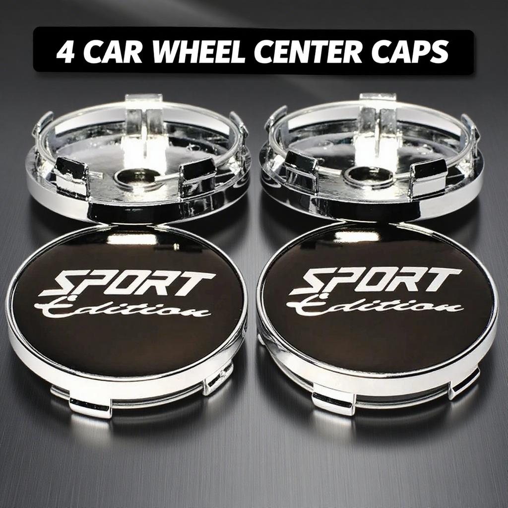 4ks 56+60mm Univerzální Sportovní Odznak Krytka Středu Kola Auta Kryt Ráfku Znak Nálepky Auto Styling Doplňky
