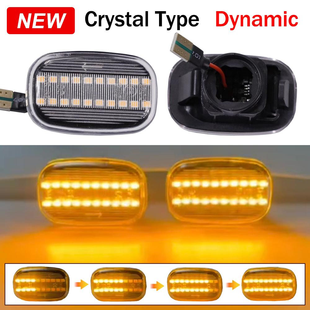 

Dynamic LED Flashing Turn Signal Light Side Marker Lamp For Toyota Avensis Celica Corolla Caldina Camry Hilux Prius Verso Runx New Dynamic Crystal1