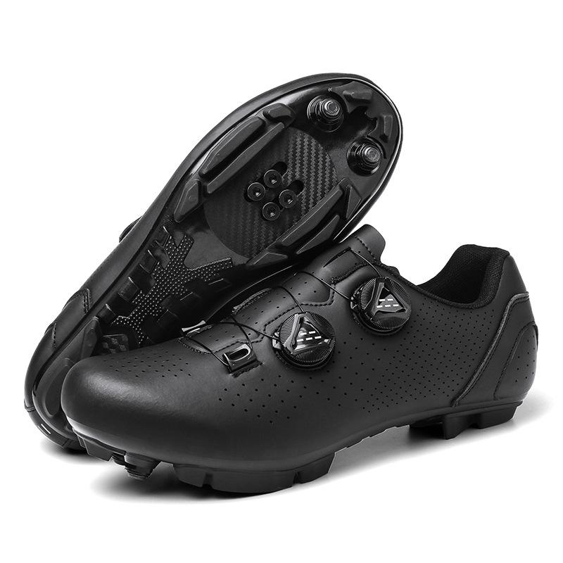 New Unlocked Cycling Shoes Men's Road Bike Lock Shoes Breathable Bicycle Shoes Non-locked Mountain Cycling Shoes Spot