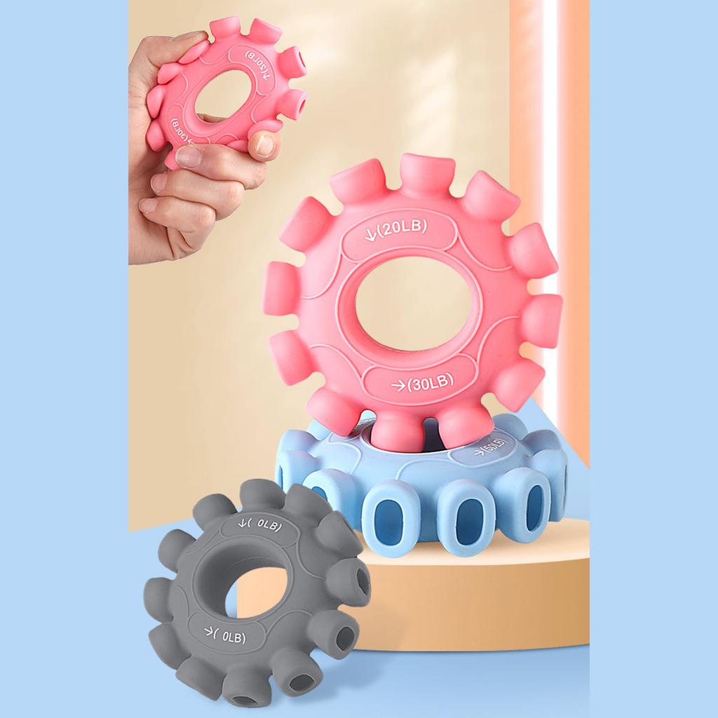Hand Strengthener Suction Cup Grip Rings Hand Exerciser Silicone Squeezer Grippers Finger Exerciser for Office Homes Gym