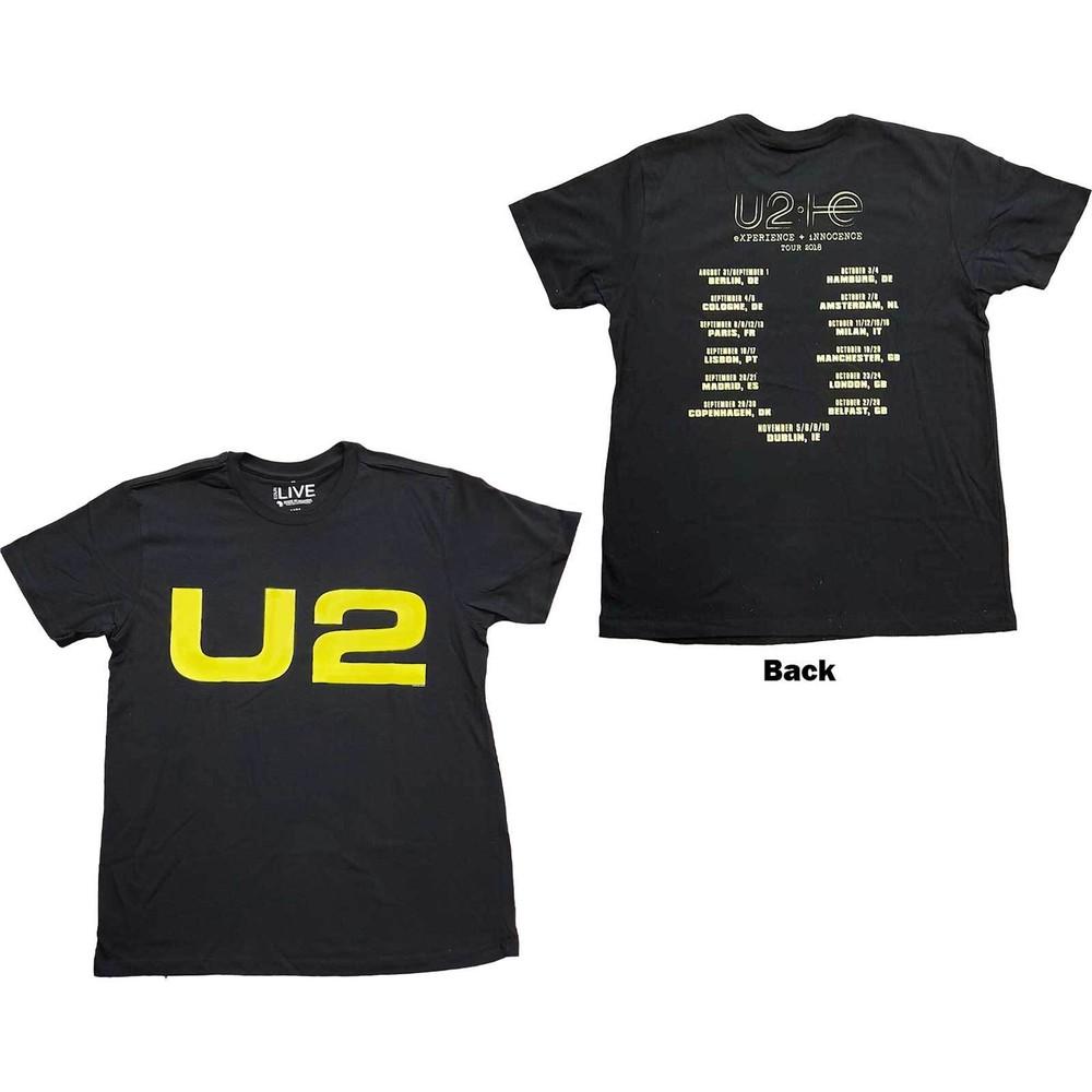

26 U2 Unisex T-Shirt: Logo 2018 Back Print Ex-Tour Unisex T-Shirt M