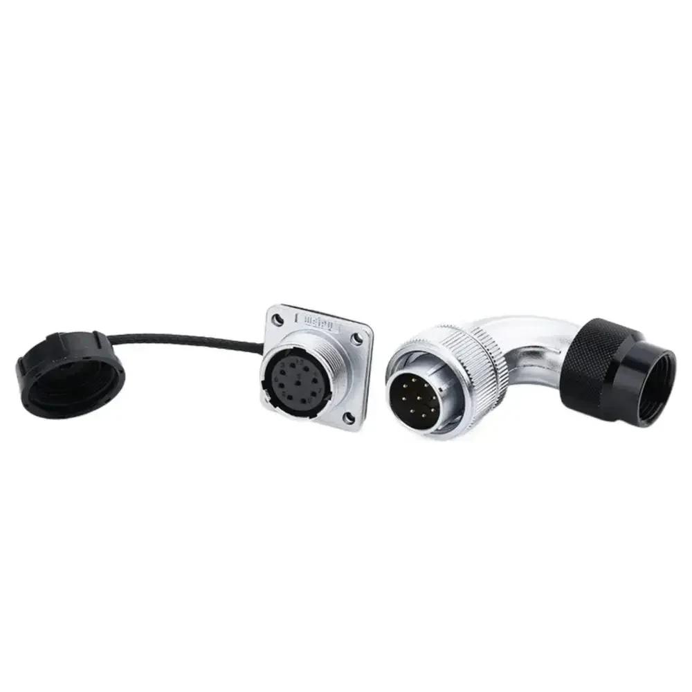 WEIPU WS20 TC+Z 2 3 4 5 6 7 8 9 12 15Pin IP65 Male Plug Female Socket Power Adapter Industrial Automotive Soldering Connector