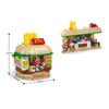 8 Style Mini Street View City Architecture Building Blocks Snack Store Shop House Model Bricks Puzzle Castle Toys for Children