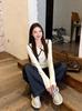 2026 Spring Plus Size Women's Korean Doll Collar Lace Knit Top