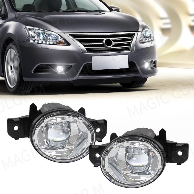 2 Stücke Auto Nebelscheinwerfer Frontstoßstange Tagfahrlicht DRL Für Nissan X-Trail Altima Sylphy Almera QASHQAI März Pathfinder 12 V