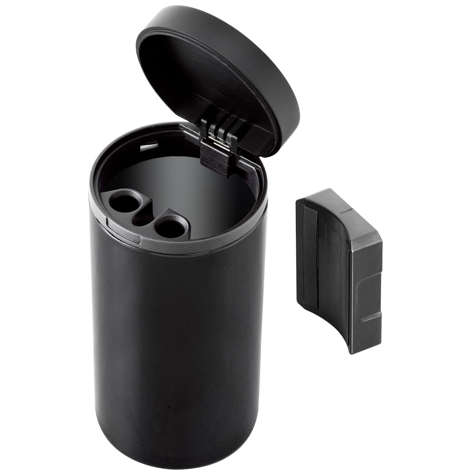 

SEIWA Anywhere Magnetic Bottle Holds approximately 110 Vehicle Detachable Magnetic Attachment Tape Attaches to Drink Heavy Outdoor Can Outdoor Use чёрный