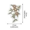 Retro Bead Sequins Three-Dimensional Embroidery Applique Accessories Clothing Cheongsam Horse Face Skirt Hanfu Decorative Cloth Stickers Accessories