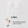 Professional Women Yoga Sock Silicone Anti-slip Ballet Pilates Socks Women Backless Breathable Bandage Yoga Sport Sock