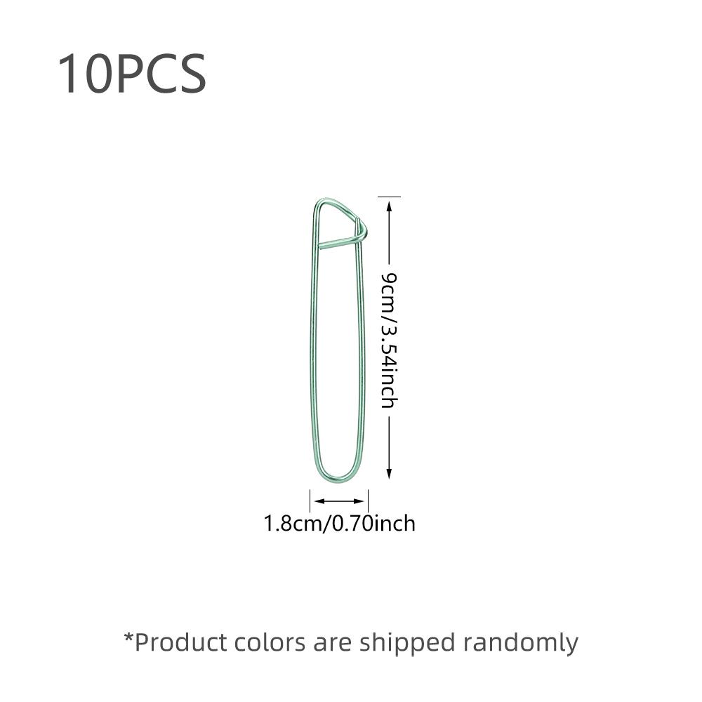 10 шт. Алюминиевые булавки против сшивания, случайные цвета, цветные маркеры для свитеров, большие булавки-бантики против сшивания, инструмент для разметки при вязании свитеров