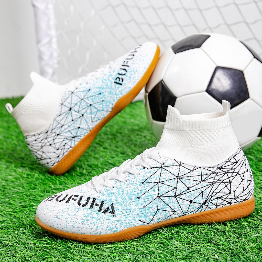 Football Shoes Adult Football Shoes Male and Female Students Flat-bottomed Game Indoor and Outdoor Sports TF Training Shoes Manufacturer