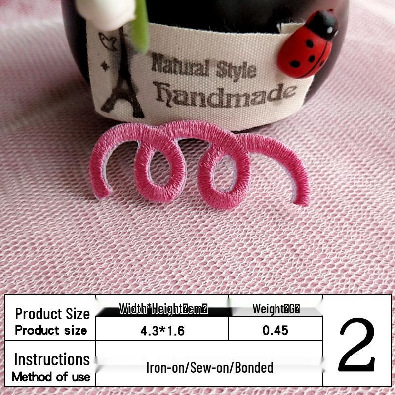 In Stock: Cute Mini Star Embroidery Patch for Clothing Decoration