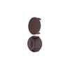 2Pcs Interior Door Panel Armrest Screw Cover Brown For Toyota Tacoma 2001-2004