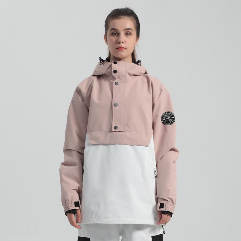 New Winter Ski Jacket with Cotton Padding for Men & Women - Warm, Windproof, Suitable for Single/Double Board Outdoor Sports