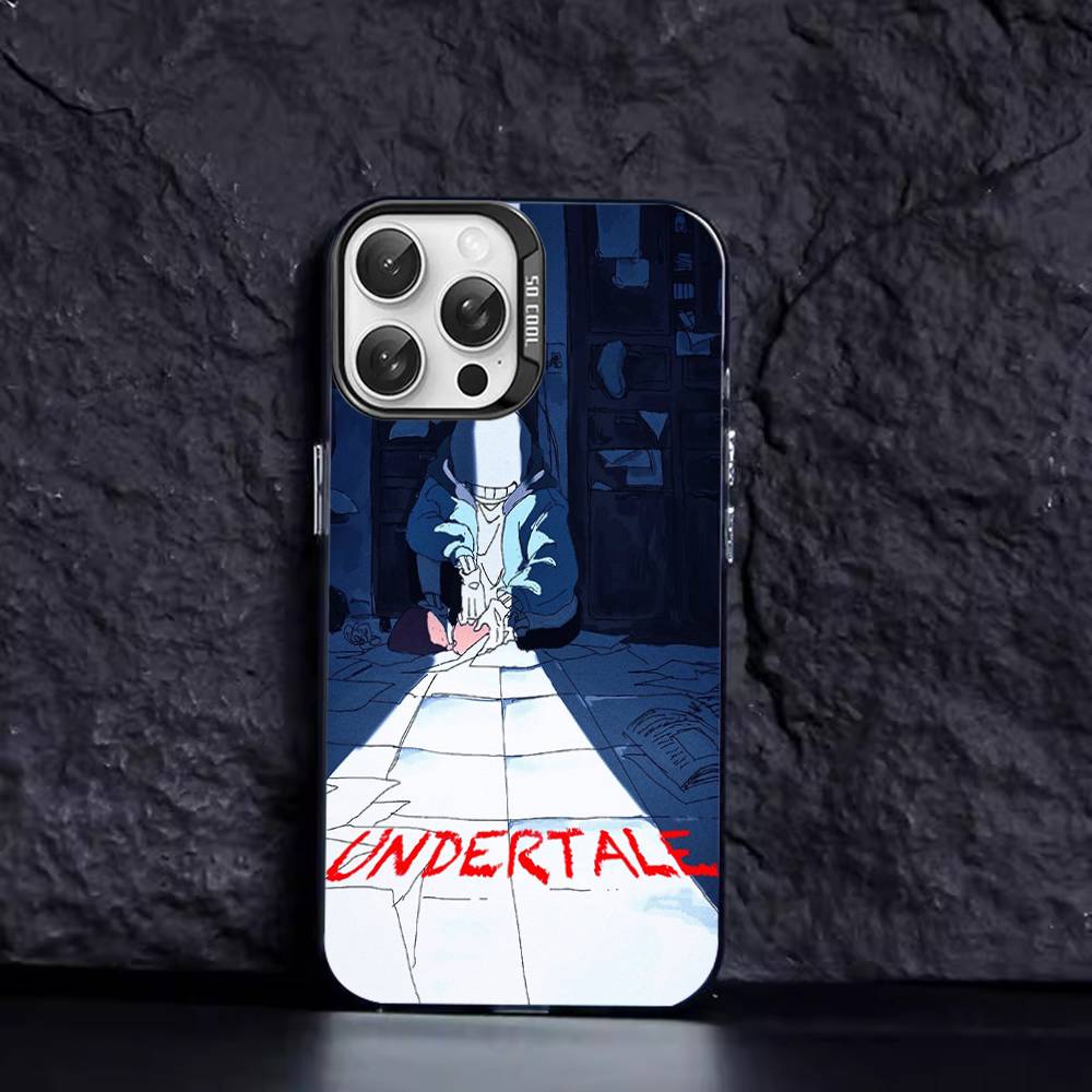 U-Undertale Game Phone Case Color Silver Shell For IPhone 17 16 15 14 13 12 11 Pro Max Plus