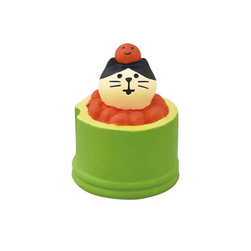 Zakka Japan Lucky Cow Japan Miniature Figurines Resin Craft Bookshelf Decoration Collectible Japan Decoration