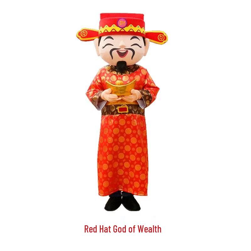 Chinese God of Wealth Mascot Costume One Size