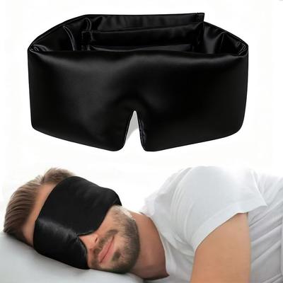 Atmungsaktive Schlafmaske Imitation Seide Augenmaske Schlafmaske Schlafen