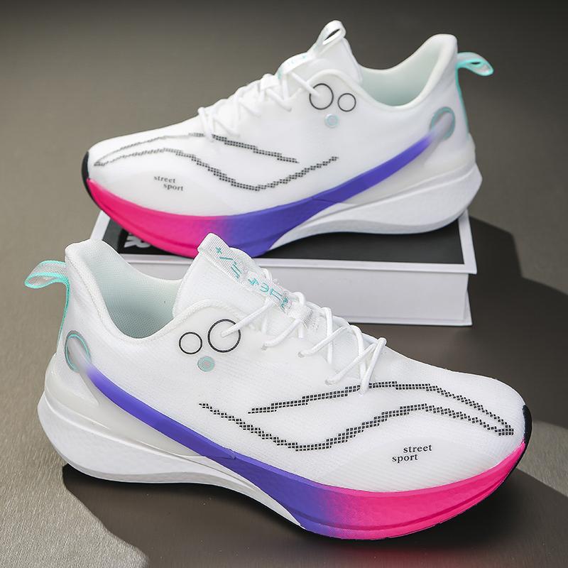 

Couple Style Running Shoes, Breathable Shoes, Racing Sports Shoes for Men and Women, Shock-Absorbing and Rebound Casual Running Shoes 35 чорний