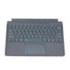 Compatible with Microsoft Surface Pro 8-11: Seven-color Backlit Wireless Bluetooth Touch Keyboard for Pro 4-7.