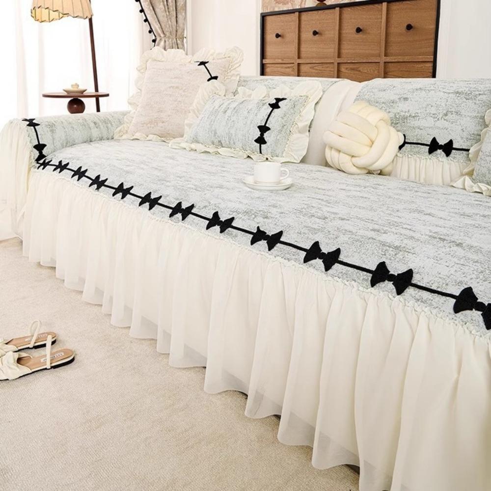 French cream style sofa cover cloth towel 2025 new light luxury four-season universal seat cushion non-slip full cover sofa cover