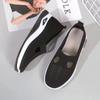 2025 Summer One-pedal Fly-woven Women's Shoes Soft-soled Versatile Mother Shoes Hollow Breathable Women's Shoes Casual Shoes Walking