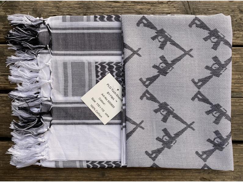 Military Camouflage Tassel Scarf - Outdoor Arab Shawl, Headscarf for Spring & Summer