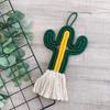 Novos Artesanatos Criativos Cacto Pendurado Macramê Artesanal Tecelagem Plantas Decoração Quarto de Crianças Berçário Festa Decoração de Parede