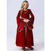 Halloween Children's Medieval Court Princess Costumes, Girls' Vintage Dresses, Girls' Stage Drama Costumes