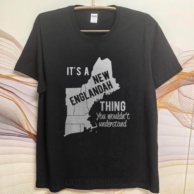 Plus Size Summer For Her Tshirt Its A New Englandah Thing You Wouldnt Understand Short Sleeve Solid Color ONeck Tshirt