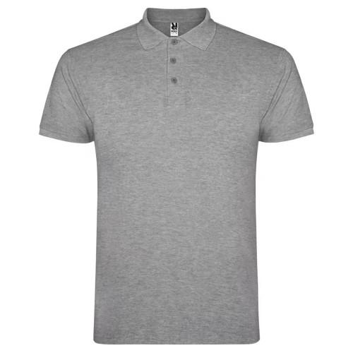 Mens Star Heather Polo Shirt