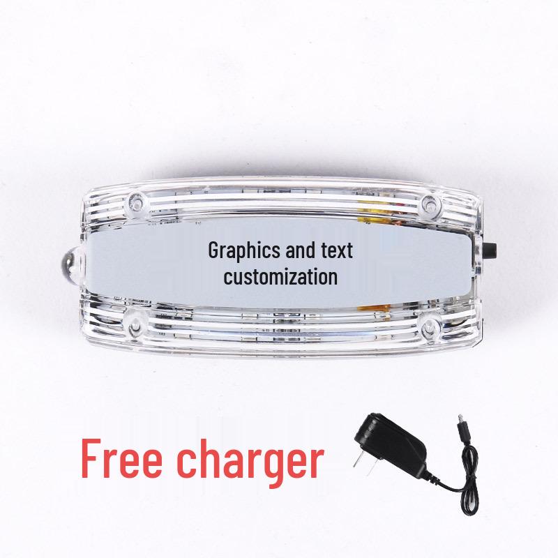 Rechargeable LED Shoulder Clip Strobe Light for Outdoor Running and Security